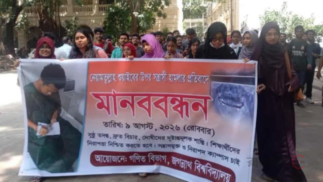 নিষেধাজ্ঞা থাকা সত্ত্বেও জবিতে বিক্ষোভ সমাবেশ; প্রক্টরিয়াল বডির বাধা