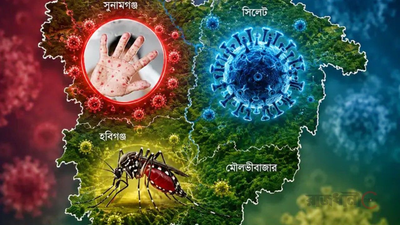 সিলেটে নতুন করে করোনা ভাইরাসের হানা, স্বাস্থ্যঝুঁকি নিয়ে বাড়ছে উদ্বেগ